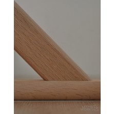 Lethe Works Raf Ayağı, Gürgen Ahşap raf ayağı(2 Adet) (Natural)