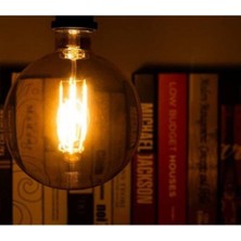 Edison G95 Dekoratif Rustik LED Ampül - Edison Ampül - Tasarruflu LED Aydınlatma