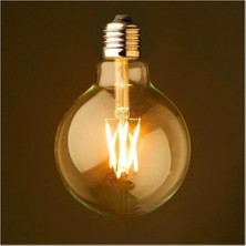 Edison G95 Flamanlı Rustik 4W LED Ampul 5'li Dekoratif Vintage Aydınlatma