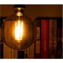 Edison G95 Flamanlı Rustik 4W LED Ampul 5'li Dekoratif Vintage Aydınlatma
