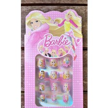 Barbie Monicatime Kendinden Yapışkanlı Çocuk Takma Tırnağı