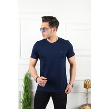 Kozik Erkek 5'li Tişört Standart Kalıp Bisiklet Yaka Yazlık Basic Erkek T-Shirt