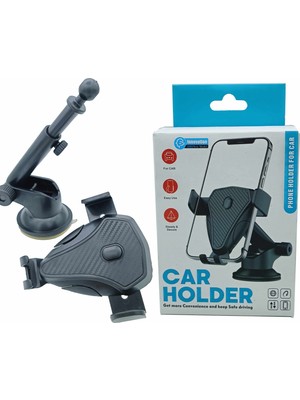 Teknotok Silikon Yapışkanlı Uzun Boyunlu Araç Telefon Tutucu Innovation