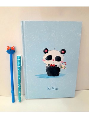 Çilek Home Avm Çilekhomeavm Panda Okul -Hatıra-Anı Günlük Defteri -Kedi Jel Kalem-Tükenmez Kalem Okul Seti Kedi89