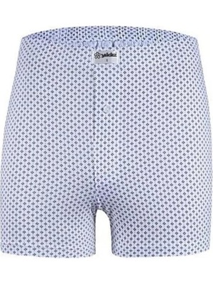 Yıldız Erkek Penye Emprime Desenli Boxer 35 - 9 Adet