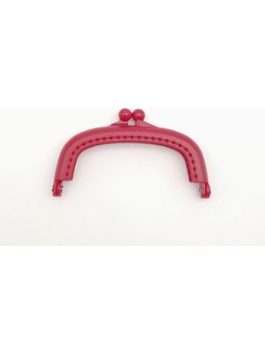 Angel Çanta Aksesuar 9 cm Plastik Cüzdan Klipsi Koyu Fuşya Renk