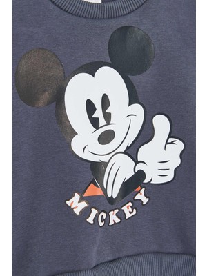 Mickey Mouse Lisanslı Erkek Bebek 2'li Takım 21132