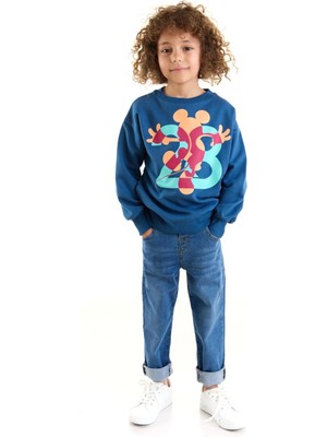 Mickey Mouse Lisanslı Erkek Çocuk Sweatshirt 21171