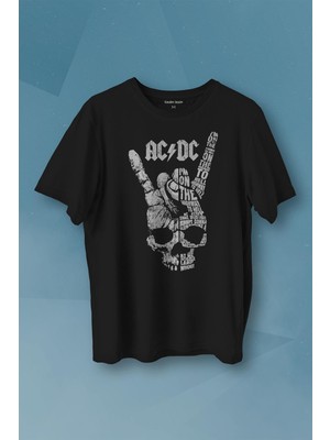 Kendim Seçtim Ac Dc Hard Rock Music Müzik Baskılı Tişört  T-Shirt