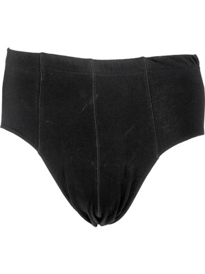 ModeXL  Büyük Beden Erkek Slip Penye Kulot 6361 Siyah