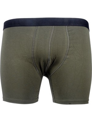 ModeXL  Buyuk Beden Erkek Likra Boxer 6350 Haki