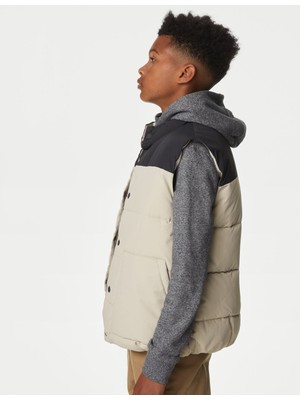 Marks & Spencer Stormwear Puffer Şişme Yelek 6-16 Yaş