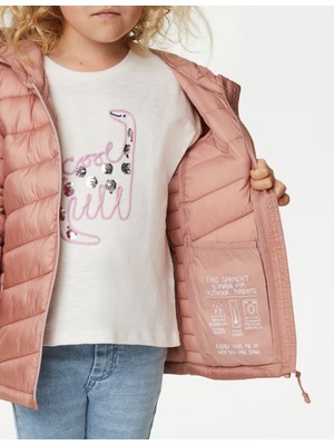 Marks & Spencer Stormwear™ Kapüşonlu Puffer Şişme Mont