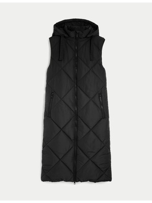 Marks & Spencer Stormwear Kapüşonlu Puffer Şişme Yelek