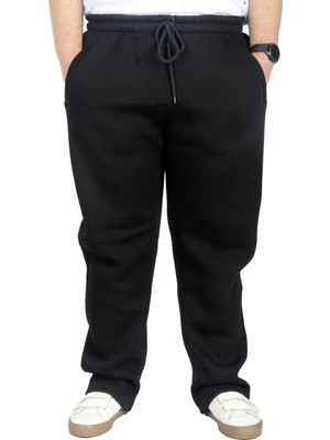 ModeXL  Büyük Beden Erkek Eşofman Altı Classic 3 Ip 11103 Siyah