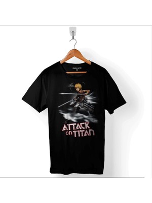 Kendim Seçtim Attack On Titan Titana Saldırı Manga Anime Baskılı Tişört  T-Shirt