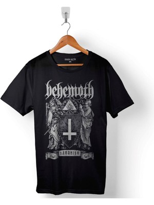 Kendim Seçtim Behemoth The Satanıst Ben Sahar  Metallica Baskılı Tişört  T-Shirt
