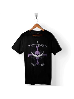 Kendim Seçtim Whitebeard Amıral Prates One Piece Luffy Baskılı Tişört  T-Shirt