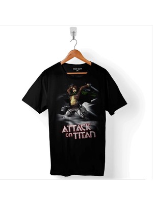 Kendim Seçtim Attack On Titan Titana Saldırı Manga Anime Baskılı Tişört  T-Shirt