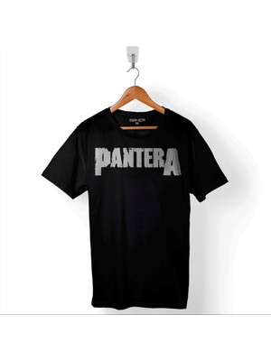 Kendim Seçtim Pantera Groove Heavy Metal Logo Baskılı Tişört  T-Shirt