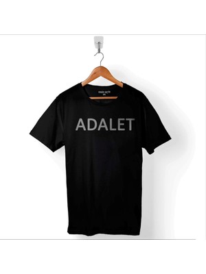 Kendim Seçtim Adalet Terazisi Eylem Direniş Propaganda Baskılı Tişört  T-Shirt