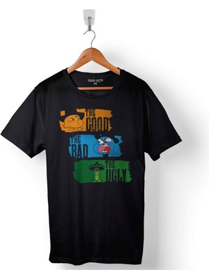 Kendim Seçtim The Amazing World Of Gumball Good Bad Ugly Baskılı Tişört  T-Shirt