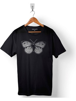 Kendim Seçtim Butterfly Kelebek Tasarım Baskılı Tişört  T-Shirt