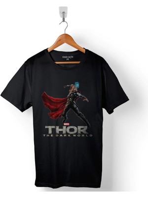 Kendim Seçtim Thor Avengers Marvel Logo Baskılı Tişört  T-Shirt