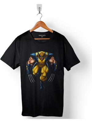 Kendim Seçtim The Wolverine Marvel Baskılı Tişört  T-Shirt