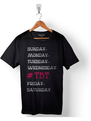 Kendim Seçtim #tbt Tbt Throwback Thursday Instagram Facebook Baskılı Tişört Unisex T-Shirt