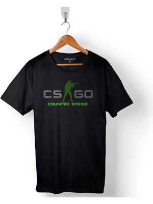 Kendim Seçtim Cs Go Logo Csgo Counter Strike Global Offensıve Baskılı Tişört Unisex T-Shirt