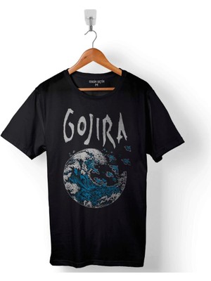 Kendim Seçtim Gojira Progresıf Metal Logo Baskılı Tişört Unisex T-Shirt