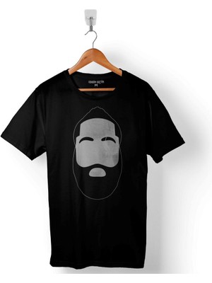 Kendim Seçtim James Harden Fear The Beard Houstan Basketball Nba4 Baskılı Tişört Unisex T-Shirt