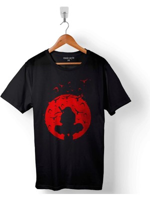 Kendim Seçtim Silhouette Spy Naruto Anime Manga Baskılı Tişört Unisex T-Shirt