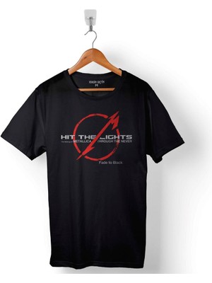 Kendim Seçtim Metallica Fade To Black Trough The Never Baskılı Tişört Unisex T-Shirt