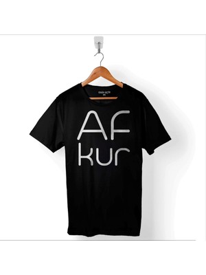 Kendim Seçtim Afkur Af Kur Boş Konuşma Karadeniz Trabzon Of Baskılı Tişört Unisex T-Shirt