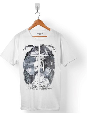 Kendim Seçtim Death Note Anıme Lıght Yagamı  Apple Ryuk Erkek Tişört