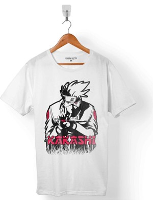 Kendim Seçtim Naruto Kakashı Anıme Manga Erkek Tişört