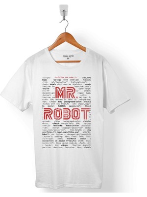 Kendim Seçtim Mr. Mr Robot Who Is Fsocıety Code Ben Robot Erkek Tişört