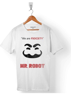 Kendim Seçtim Mr. Mr Robot Who Is Fsocıety Ben Robot Erkek Tişört