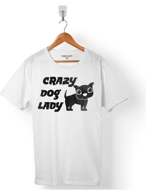 Kendim Seçtim Chubby Dog Crazy Pug Lady Çılgın Köpek Erkek Tişört