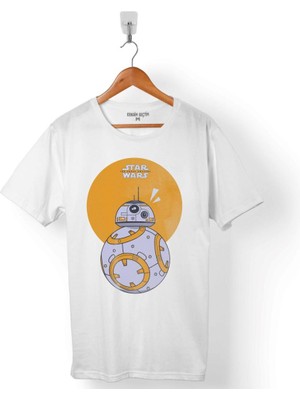 Kendim Seçtim Star Wars Bb-8 Bb8 Fathead Erkek Tişört