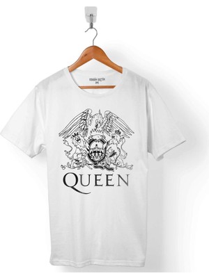 Kendim Seçtim Queen Logo Freddıe Mercury Eagle Rock Erkek Tişört