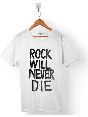 Kendim Seçtim Rock N Rock'n And Roll Wıl Never Dıe 1971 Erkek Tişört