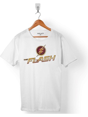 Kendim Seçtim The Flash Logo Erkek Tişört