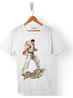 Kendim Seçtim Ryu Street Fıghter Sokak Dövüşü Erkek Tişört