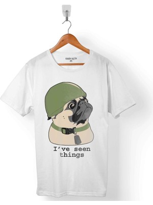 Kendim Seçtim Pug Of War Lıfe Dog Chubby Erkek Tişört
