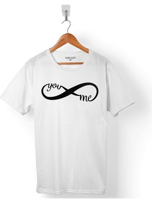 Kendim Seçtim Sonsuzluk Işareti Tasarım Özgür Kuş Love You Me Aşk Erkek Tişört