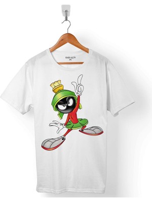 Kendim Seçtim Marvın The Martıan Marslı Marvin Logo 2 Erkek Tişört