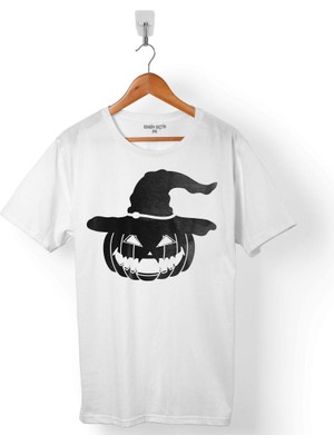 Kendim Seçtim Cadılar Bayramı Halloween Cadı Satanist Skull Erkek Tişört